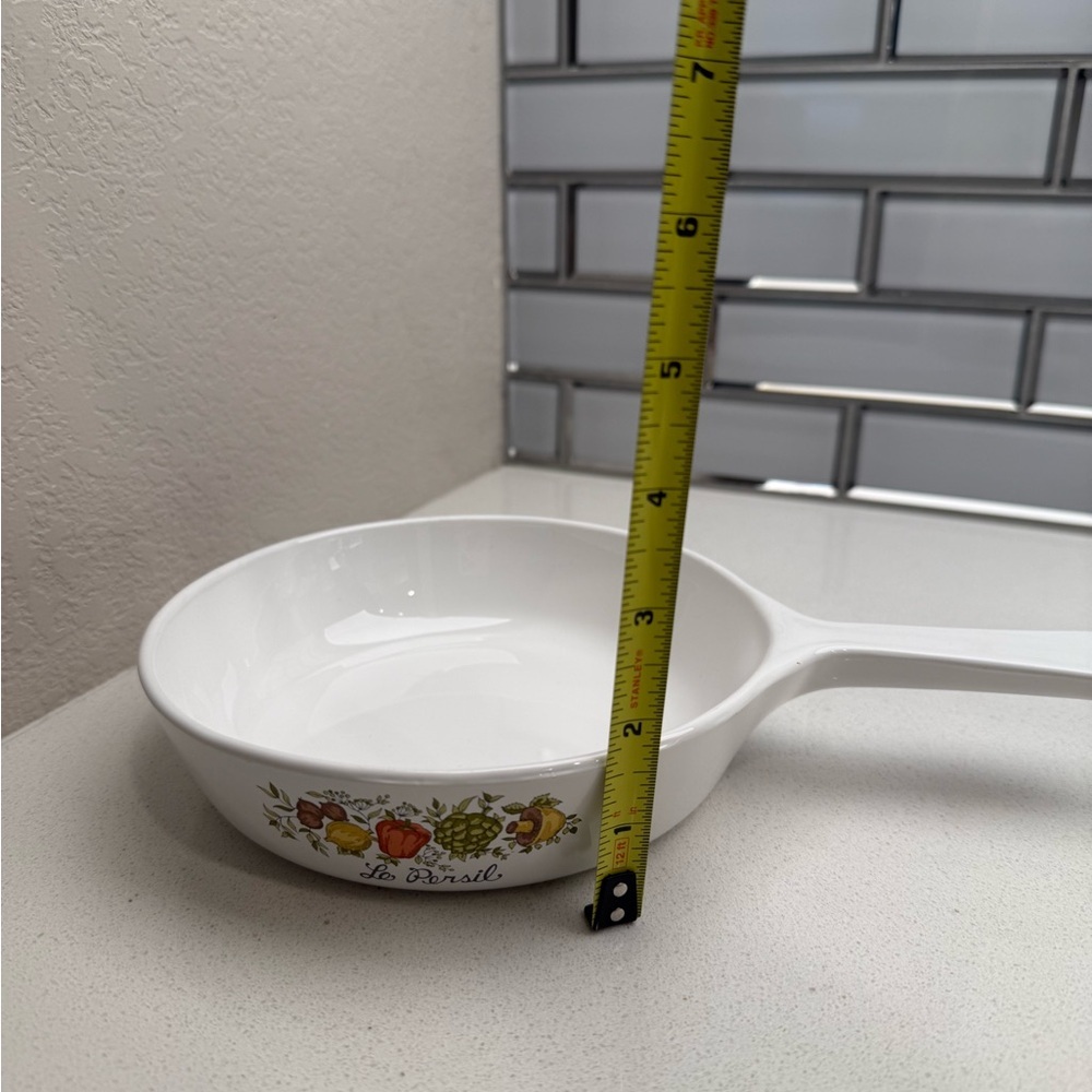 Vintage Corningware Skillet Pan Spice O' Life Le Persil 1970s 1980s - Picture 9 of 9